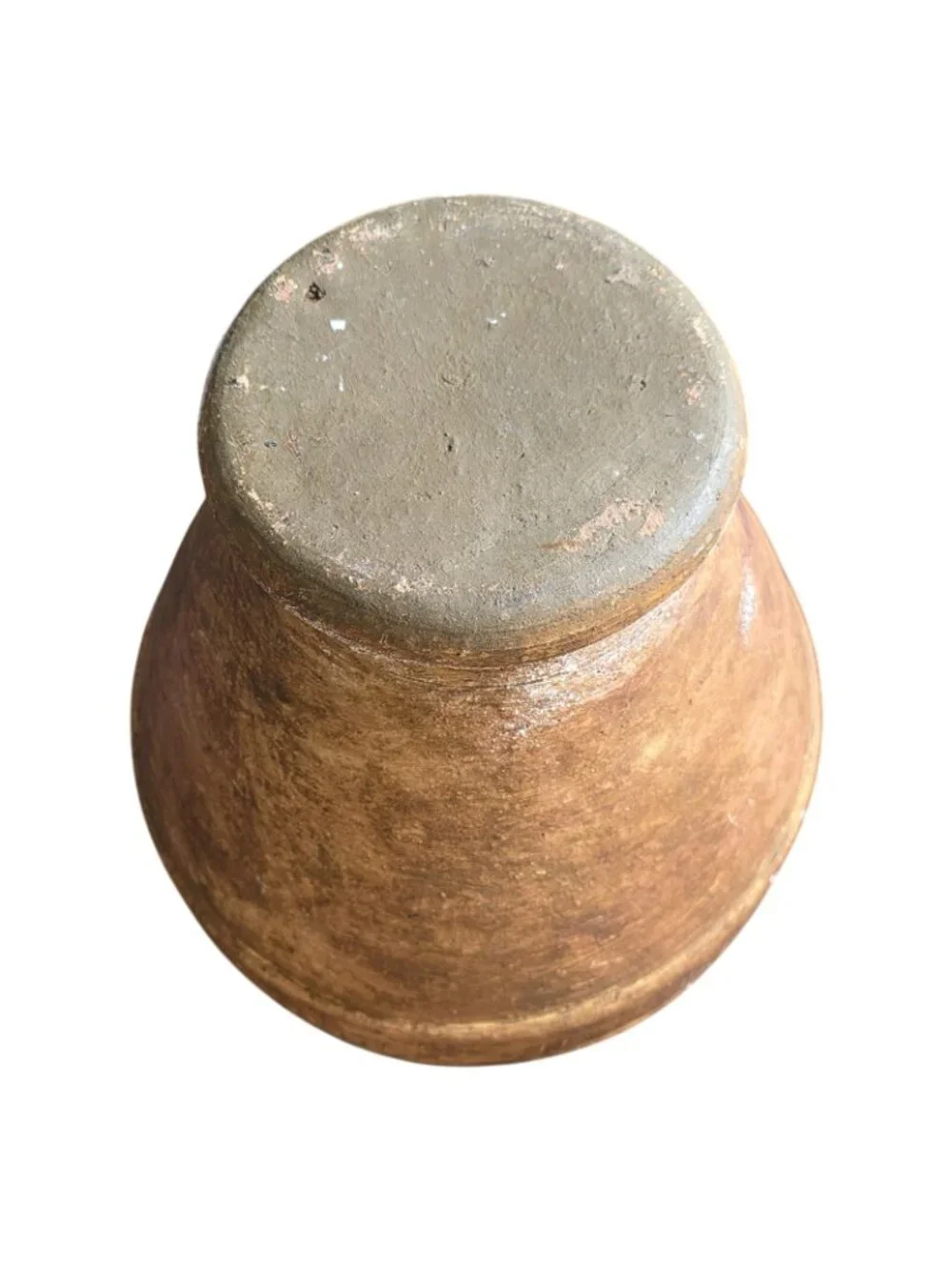Antique Tuscan Terracotta Olive Oil Jar/Planter with Roman numerals Symbols 1-10